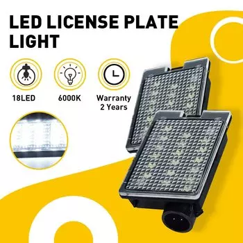 2 шт. светодиодные фонари номерного знака для Dodge Durango Citadel Limited 2014 2015 2016 2017 2018 2019 2020 2021 автомобильные товары