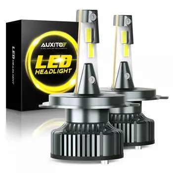 2 шт., светодиодные лампы для фар ближнего и дальнего света, 9005 лм