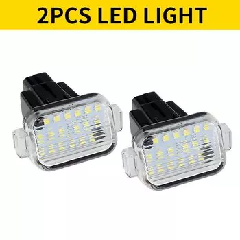 2 шт. светодиодные лампы номерного знака для Mazda A/T (Aka Mazda 6) 2014 2015 2016 2017, аксессуары без ошибок, подсветка номерного знака, простая установка