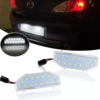 2 шт. светодиодные лампы освещения номерного знака для Mazda 6 RX-8 04-12 для MAZDA6 2006-2011 OEM # : GS1D-51-270D