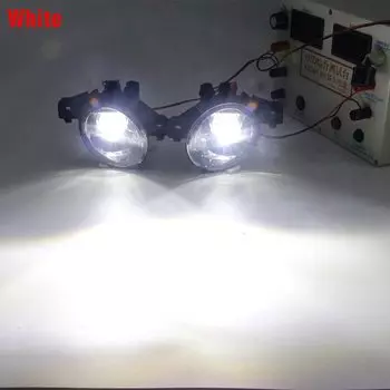 2 шт. светодиодные противотуманные фары 30 Вт 8000LM передние противотуманные фары автомобиля белый желтый для Nissan X-Trail Almera Juke Micra Murano NV400 Micra Teana