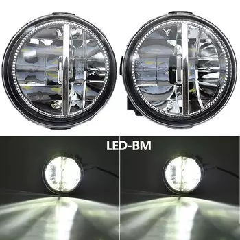 2 шт. светодиодные противотуманные фары для Nissan Tiida Latio 2005 2006 2007 2008, противотуманные фары, светодиодные галогенные противотуманные фары