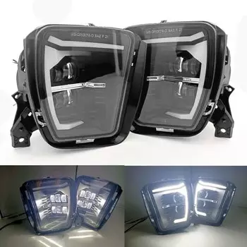 2 шт. светодиодные противотуманные фары в сборе для Dodge Ram 1500 2013-2018 пикап бампер противотуманные фары Plug and Play