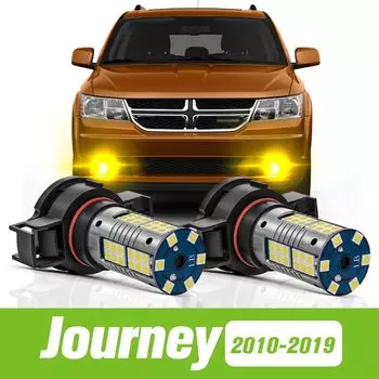 2 шт., светодиодные противотуманные светильник для Dodge Journey 2010-2019 светодиодный 2011, 2012, 2013, 2014, 2016, 2017, 2018, аксессуары