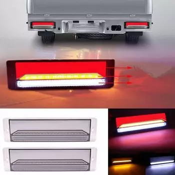 2 Шт. Светодиодные Задние Фонари Для Грузовиков, Стоп-сигнал, Указатель Поворота, Задние Фонари Для Прицепа, 12-24 В