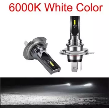 2 шт. светодиодный Автомобильные фары 16000LM H4 H7 H1 H3 H8 H11 светодиодный Atuo светодиодные лампы для автомобильных фар лампа HB3 HB4 9005 9006 турбо светодиодный лампы 12V 24V