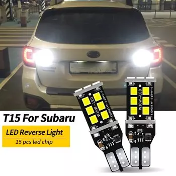 2 шт. светодиодный фонарь заднего хода, резервная лампа W16W T15 921 Canbus для Subaru Forester Legacy Outback Tribeca BRZ WRX STI XV Crosstrek