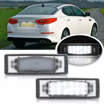 2 шт., светодиодный номерной знак для Kia Cadenza 2006-2015 Premium Optima 2006-2015 Sportage Hyundai Sonata