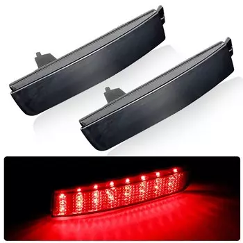 2 шт. светодиодный отражатель заднего бампера автомобиля, задний стоп-сигнал, противотуманный резервный фонарь для Nissan Juke Z51 Murano для Infiniti FX35 FX50