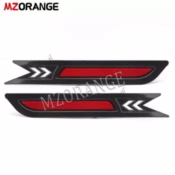 2 шт. светодиодный отражатель заднего бампера для Honda CRV 2010 2011, предупреждение о тормозе, стоп, указатель поворота, противотуманная фара, автомобильные аксессуары