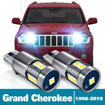 2 шт. светодиодный парковочный фонарь для Jeep Grand Cherokee mk2 mk3 2 3 WJ WG WH WK аксессуары 1998-2010 2003 2004 2005 2006 2007 2008 2009