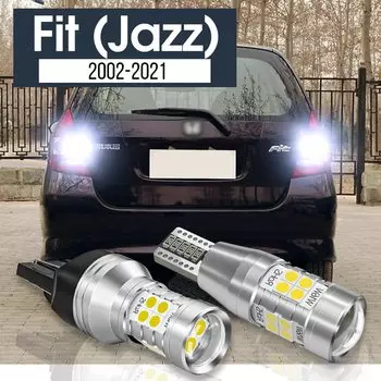 2 шт. светодиодный резервный фонарь заднего хода, аксессуары Canbus для Honda Fit Jazz 2002-2021 2007 2008 2009 2010 2011 2012 2013 2014 2015