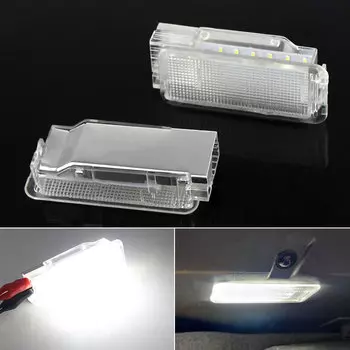 2 шт. светодиодный светильник багажника, под дверной светильник для перчаточного ящика для Peugeot 3008 206 208 308 307 2008 207 508 5008 407 306 Expert