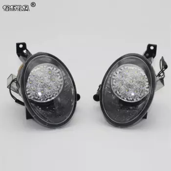 2 шт. светодиодный светильник для VW Caddy MK2 Facelift 2011 2012 2013 2014 2015 автомобильный Стайлинг передний бампер 9 светодиодный противотуманный светильник противотуманная фара