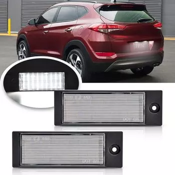 2 шт. светодиодный светильник номерного знака для Hyundai Tucson 2016-2018 Kia Forte Sedan 2019-2023 Niro EV 2023-модули