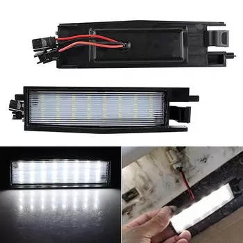 2 шт. светодиодный светильник номерного знака белого цвета для Toyota Camry Solara и Solara 1999-2008, Yaris MK1 (XP10) 1999-2004 Vitz и Echo