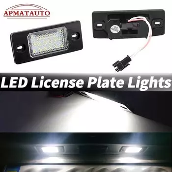 2 шт. светодиодный светильник номерного знака Canbus для VW Golf 4 5 Variant Jetta MK4 MK5 для Cayenne VW Bora Passat B5.5 Tiguan номерная лампа