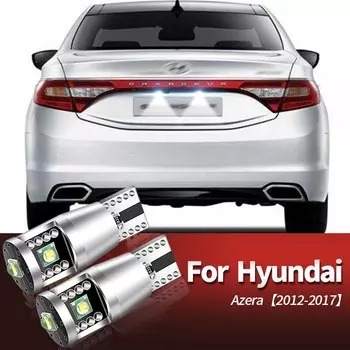 2 шт., светодиодный светильник номерного знака без ошибок, белый W5W T10 CANbus для Hyundai Azera 2012 2013 2014 2015 2016 2017