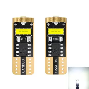 2 шт. светодиодный T10 W5W 194 168 автомобильный свет внутренняя сигнальная лампа Canbus 2055SMD купольная лампа для чтения карты парковочные огни 12 В белый