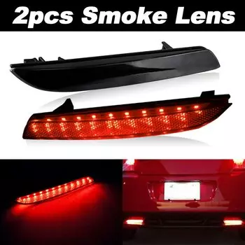 2 шт. светодиодный задний красный отражатель заднего бампера, стоп-сигнал, противотуманный стоп-сигнал для Honda JAZZ Fit CRZ CRV Insight hybrid Acura TSX