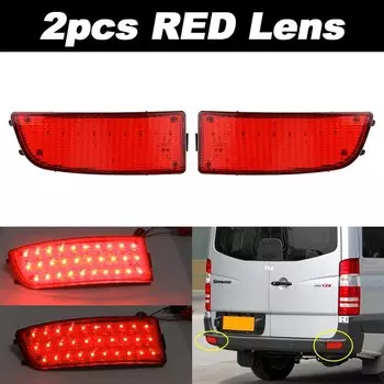 2 шт. светодиодный задний стоп-сигнал, отражатель заднего бампера для Mercedes Benz Dodge Sprinter W906 2006-2016, автомобильные аксессуары