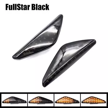 2 шт. светодиодсветильник динамические поворотники Передние боковые габаритные огни для BMW X3 F25 X5 E70 X6 E71 E72 2008-2014 автомобильные аксессуары