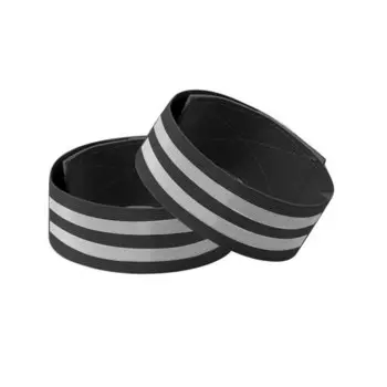 2 шт. светоотражающие ленты, эластичная повязка на руку, браслет, ремни на щиколотке, защитные рефлекторные ленты, ремни для ночного бега, езды на велосипеде, бега