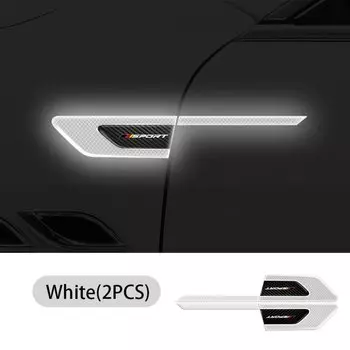 2 шт., светоотражающие наклейки на автомобильные двери