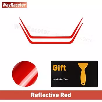 2 шт., светоотражающие наклейки на заднюю панель автомобиля Chery Jetour Traveler T2 2023 2024