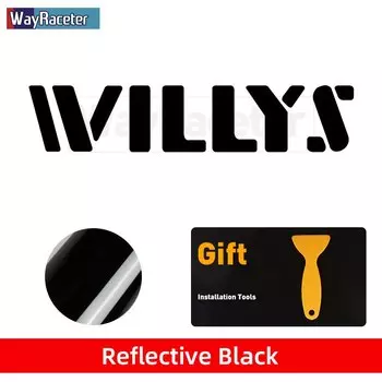 2 шт., светоотражающие виниловые наклейки на капот автомобиля Jeep Wrangler JK JL TJ YJ CJ