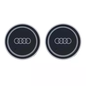 2 шт., светящиеся подстаканники для Audi Sline RS A3 A4 B8 8P B9 8V B6 A5 B7 A1 A6 C6 Q3 Q5 C7 8I