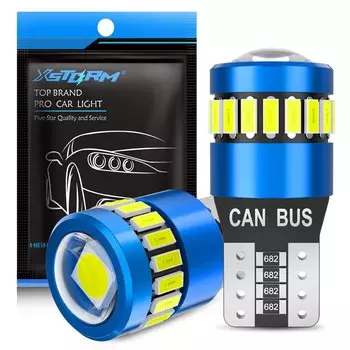 2 шт. T10 W5W Canbus светодиодный салон автомобиля боковой фонарь 194 3030 SMD 5 Вт автомобильный купольный светильник для чтения номерного знака сигнальная лампа 6500K 12 В