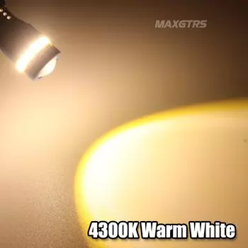 2 шт. T10 W5W светодиодные лампы красного Canbus 194 168 светодиодный прожектор желтый свет салона автомобиля чтение двери багажник лампа номерного знака 6500K