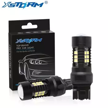 2 шт. T20 LED W21W W21/5W WY21W 7440 7443 SRCK Светодиодная лампа Автоматические фонари Автомобильный указатель поворота Резервный фонарь заднего хода Белый Желтый Красный