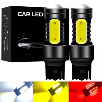 2 шт. T20 W21/5W 7443 7440 W21W WY21W T25 3157 Светодиодный светильник для Lada Kalina Granta Vesta DRL Светодиодные лампы 12 В 6500 К Белый Супер яркий