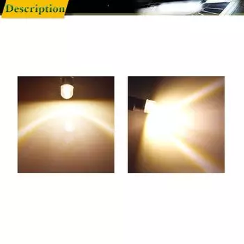 2 шт. теплые/белые светодиодные лампы 6 В 12 В BA9S T11 T4W BAX9S H6W BAY9S H21W автомобильный интерьер Dash карта боковой клин задний парковочный фонарь