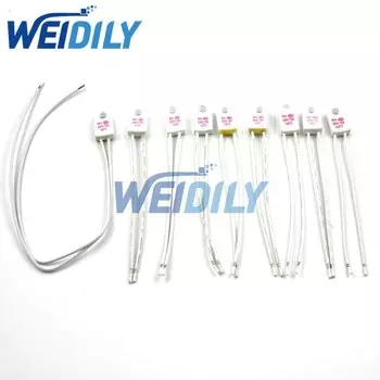 2 шт., Термопредохранитель RH 95C 115C 125C 130C 135C 150C 180C 230C 240C, Термопредохранитель с отключением относительной влажности, 15 А, 250 В