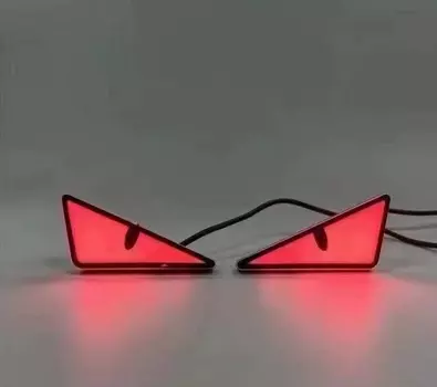 2 шт. универсальные мотоциклетные светодиодные фонари «Дьявольские глаза» фары для мотоцикла мини-проектор линзы лампы украшения автомобиля огни