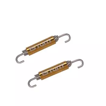 2 шт., универсальные Пружинные крючки для выхлопной трубы мотоцикла