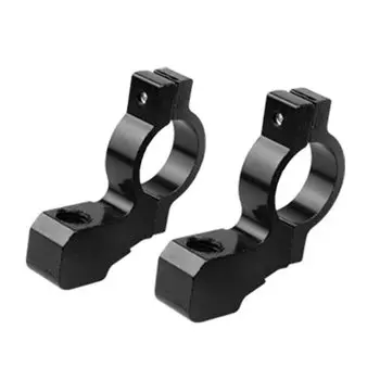 2 шт. универсальный кронштейн для зеркала заднего вида для мотоцикла, велосипеда, квадроцикла, держатель адаптера, зажимной винт, алюминий с ЧПУ, 22 мм, 7/8 дюйма, руль