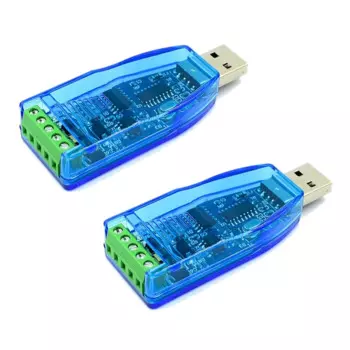 2 шт., USB-преобразователь RS485, модуль изоляции, обновление промышленных телевизоров, Защита от электростатического разряда, стандартная зеркальная плата CH340E