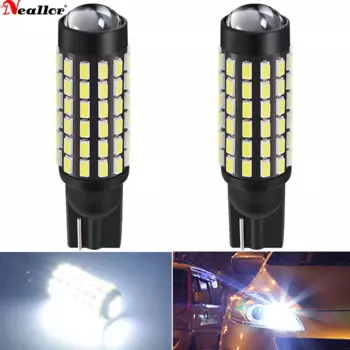 2 шт. W5W 194 T10 Cob светодиодный автомобиль лампы 6000K белые женские туфли на платформе и фонарь освещения номерного знака купол светильник белый диод 2825 2821 5w5 2827 2721 2886 сбоку