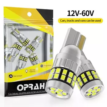 2 шт. W5W LED T10 12 В 24 В Лампы для салона автомобиля, грузовика 2016 30SMD Canbus Лампа для чтения карт Сигнальная лампа Парковочное освещение без ошибок
