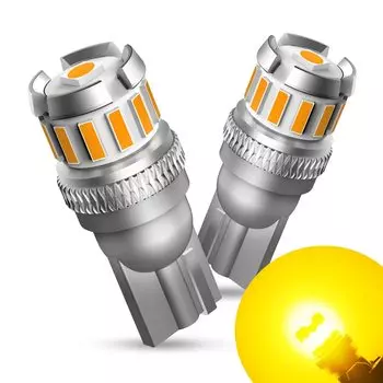 2 шт. W5W T10 янтарсветодиодный СВЕТОДИОД Canbus внутренсветильник освещение автомобиля 194 168 оранжевый светодиод КАРТА купольная лампа для Passat VW Sentra Mercedes benz BMW Audi