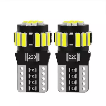 2 шт. W5W T10 светодиодные лампы Canbus для Audi BMW VW Mercedes 2825 без ошибок 12 В салон автомобиля карта купольный светильник багажника