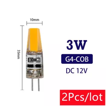 2 шт. WAMID Светодиодная лампа G4 G9 E14 3W 6W 12V 220V