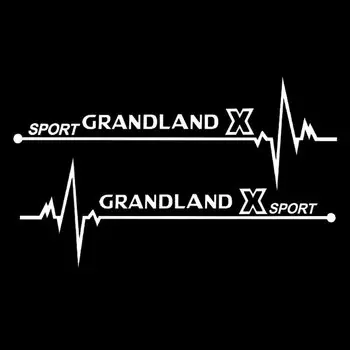 2 шт., виниловые автомобильные наклейки для Opel Grandland X