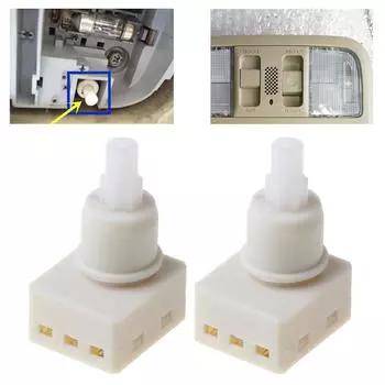 2 шт. внутренний купольный светильник, датчик переключателя лампы, подходит для Honda Accord CR-V Pilot Odyssey Pilot Ridgeline Acura TSX 34404-SDA-A21