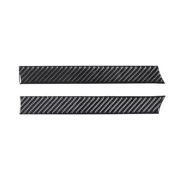 2 шт., внутренняя наклейка из мягкого углеродного волокна для интерьера окна двери панели обшивки крышки для Honda N-BOX JF3 JF4 2017-2021 аксессуары