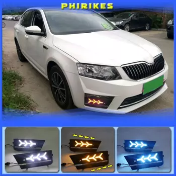 2 шт., водонепроницаемые светодиодные фасветильник для SKODA OCTAVIA A7 2013-2017